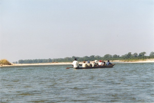 Canoeing in Chitwan [1/11/99]