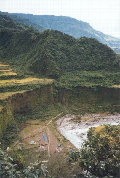 Campsite at Karpani (minus mess tent) [20/10/99]