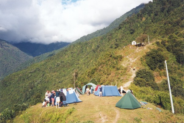 Campsite at Ghalegaon Danda [21/10/99]