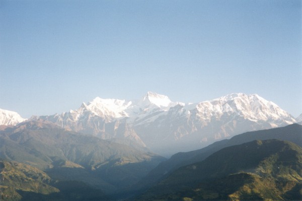 Annapurna IV, Annapurna II, Lamjung Himal [26/10/99]